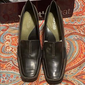 What’s What Trip Stick Black Leather Loafer